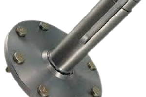 Eje con brida mecanizada para compatibilizar acople y montaje de reductor, ajuste de eje y fijación